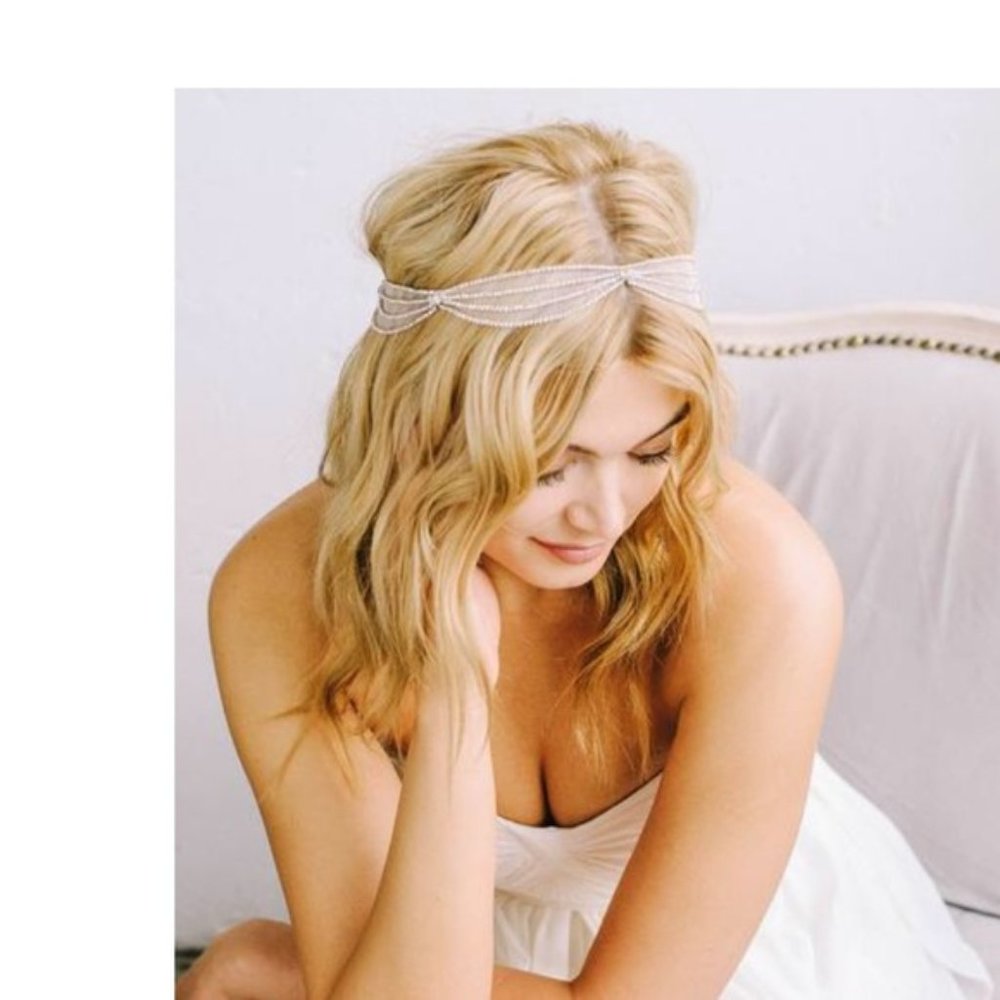 NWT - BHLDN Sara Gabriel - Wallace Duet Bridal Sash or Hairpiece